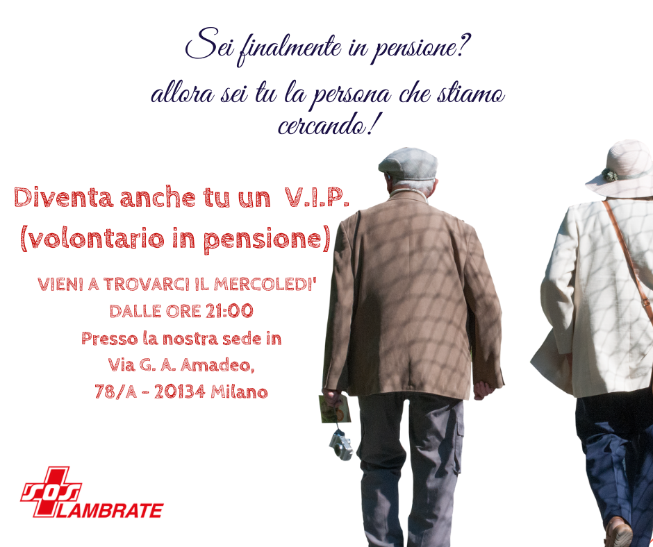 volontario in pensione